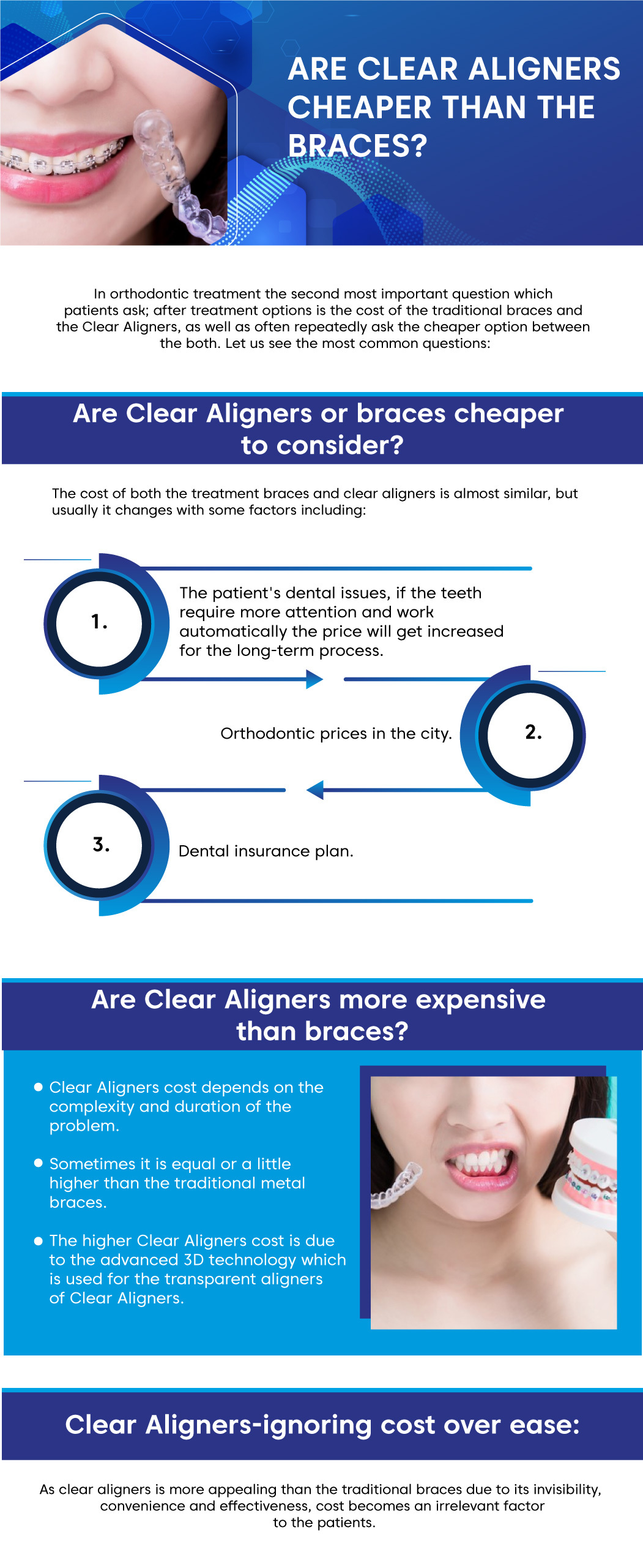 is clear aligner more expensive than braces