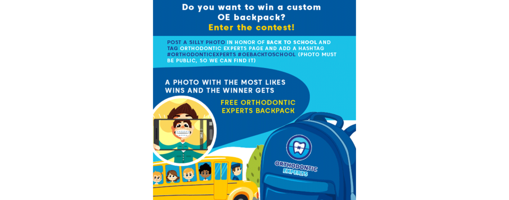 Enter To Win A Limited Edition Orthodontic Experts Backpack