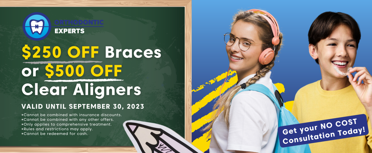 Discounts on Braces & Aligners